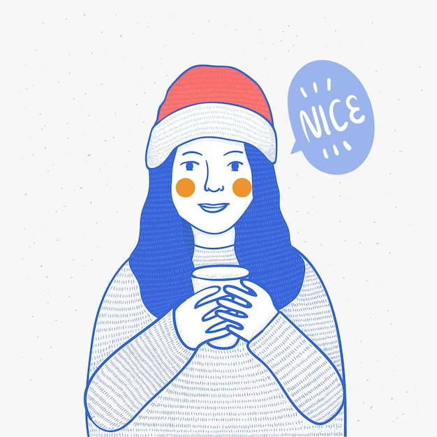 las mujeres sostienen tazas de navidad