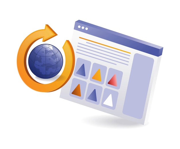 El mundo del ciclo de la información del sitio web