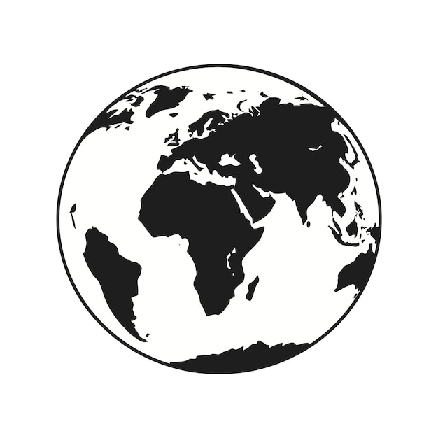 mundo con la ilustración de la tierra