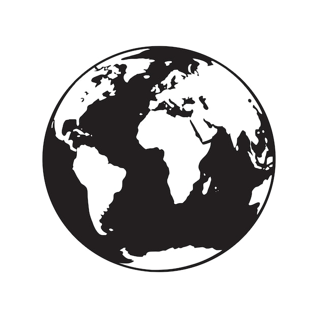 mundo con la ilustración de la tierra