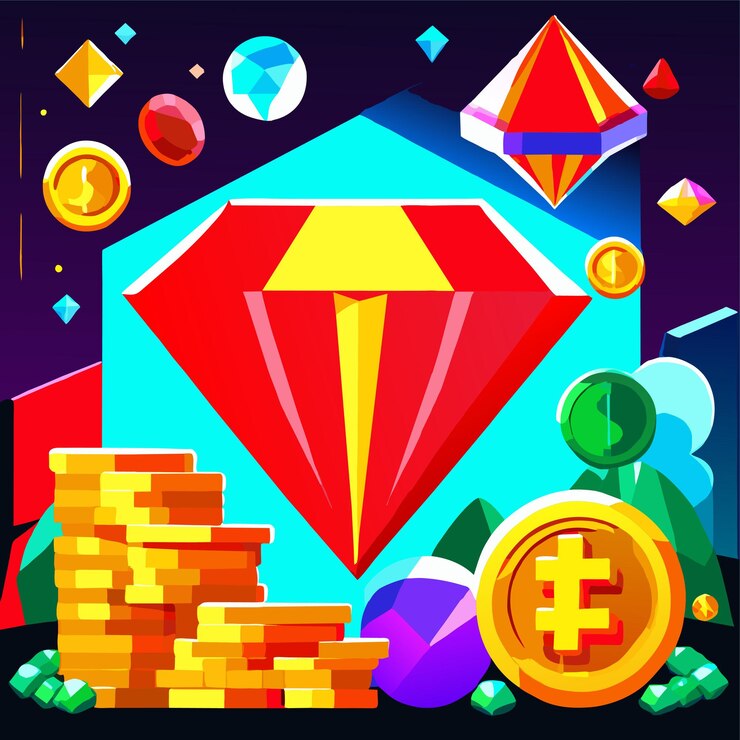 Vector mundo de juego de arcade y escena de píxeles.