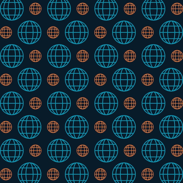 Mundo de moda patrón abstracto que repite el fondo de la ilustración vectorial