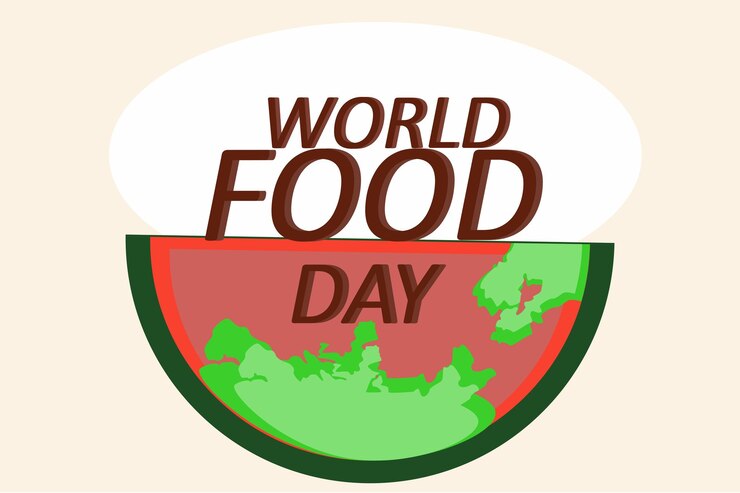 El mundo de la sandía para la ilustración del día de la comida.