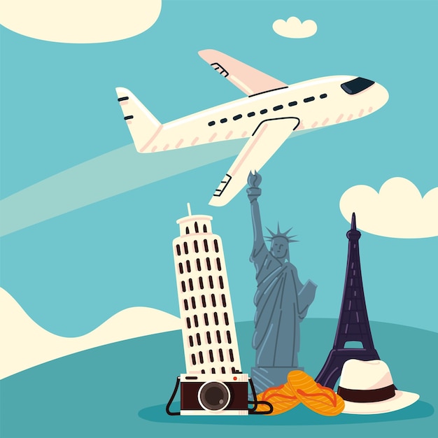 Mundo del turismo en avión