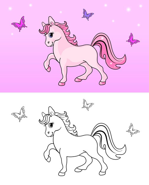 Muñeca de libro para colorear