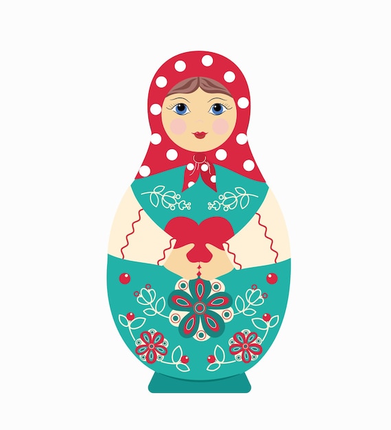 Vector muñeca matrioska