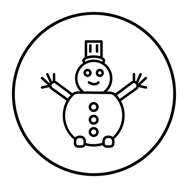 un muñeco de nieve con un muñeco de nieve en la cabeza