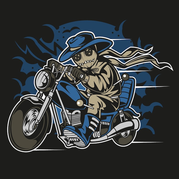 Muñeco voodoo biker