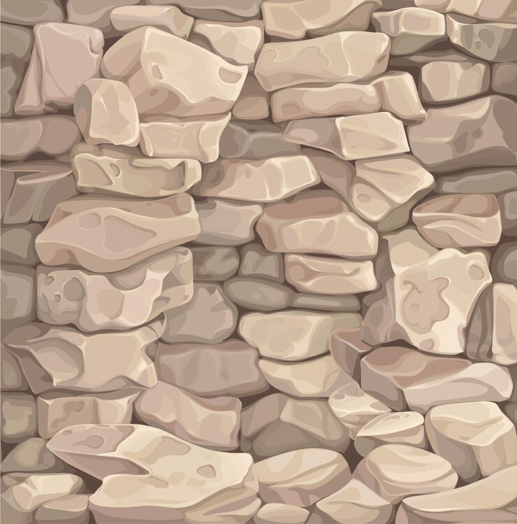 Vector muro de piedra fondo de piedra arenisca