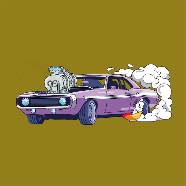 Muscle Car Vector