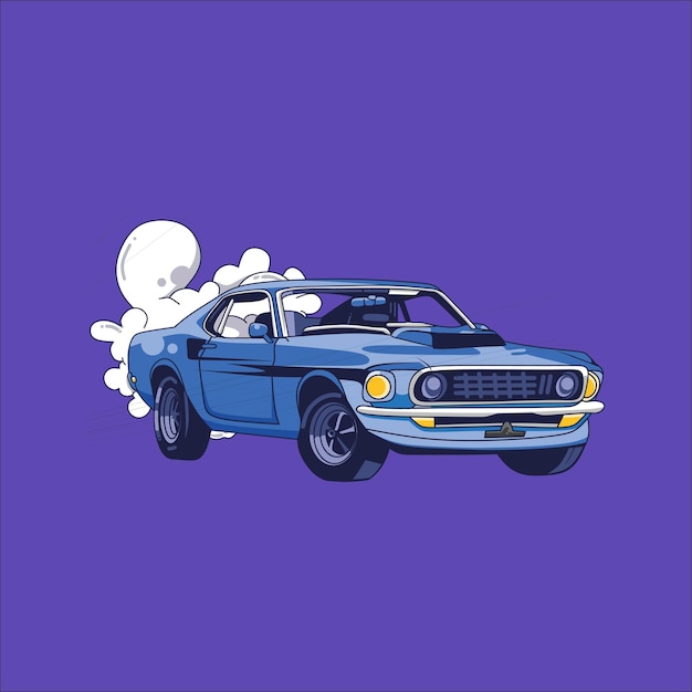 Muscle Car Vector