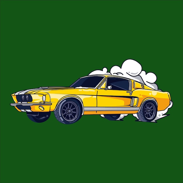 Muscle Car Vector