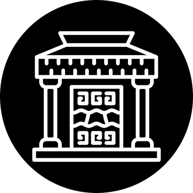 Museo de Historia del Diseño Vector Icon Style