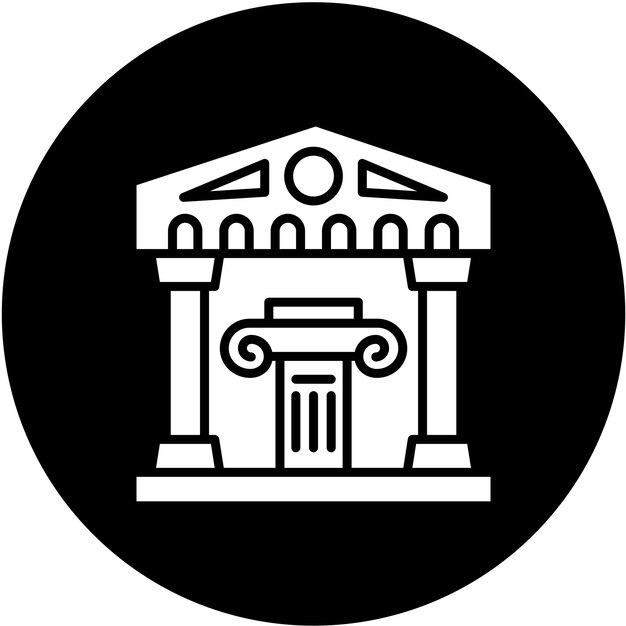 Museo de Historia del Diseño Vector Icon Style