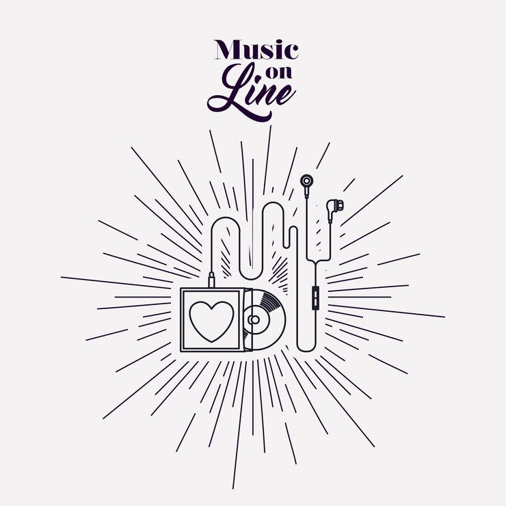 música en línea diseño