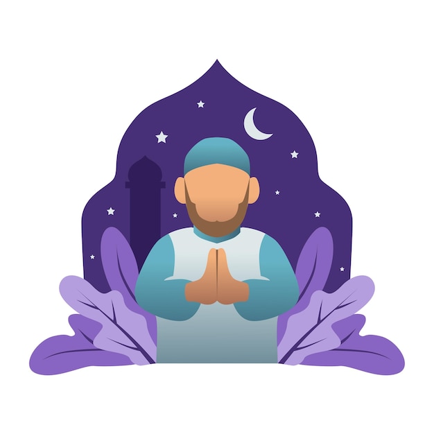 musulmán eid ramadán vector