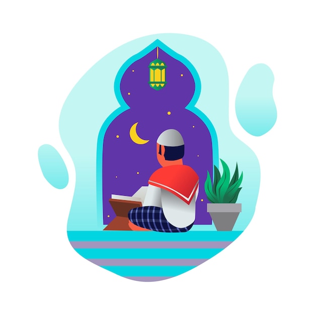 musulmán eid ramadán vector