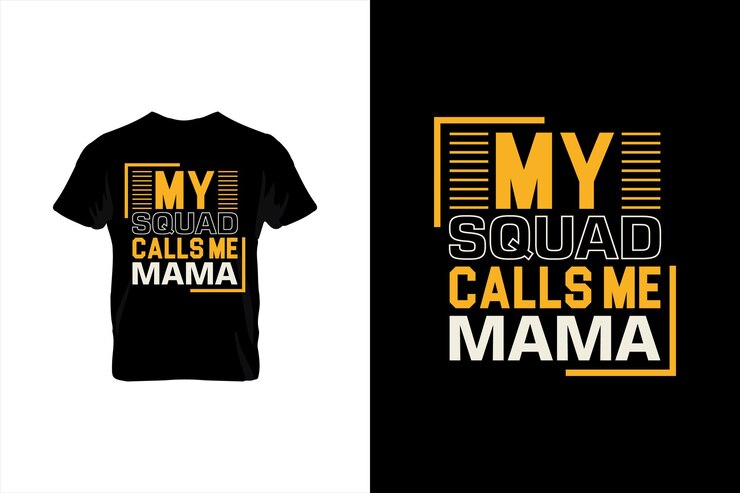 My Squad Calls Me Mama Diseño de camiseta del día de la madre diseño de camiseta más vendido