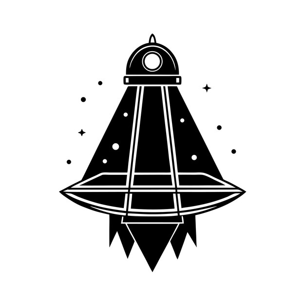 A Mysterious UFO in the Night Sky