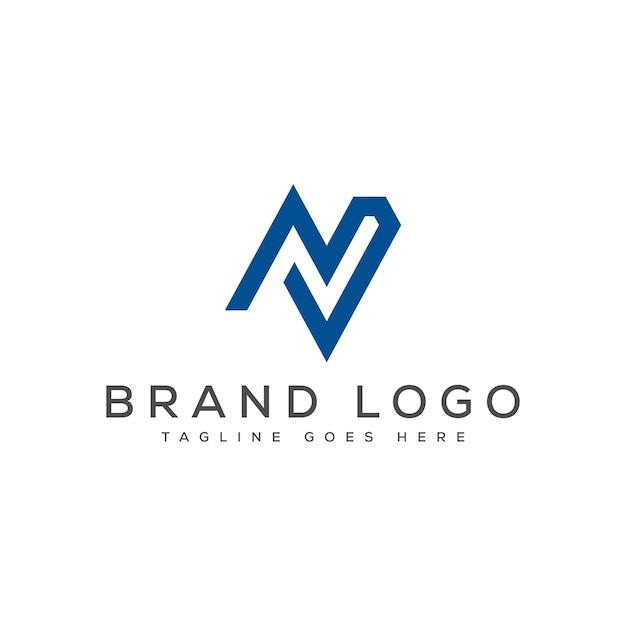 N diseño de logotipo diseño de plantilla vectorial para la marca