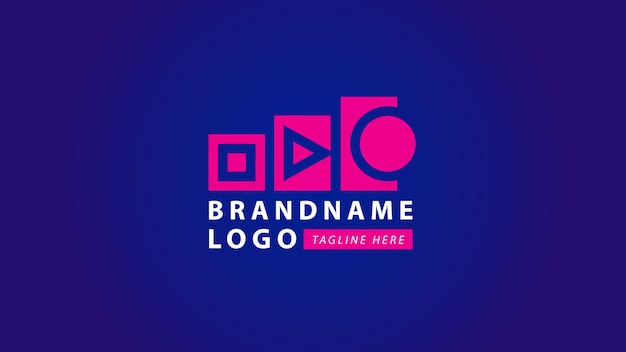 N diseño de logotipo plano vintage