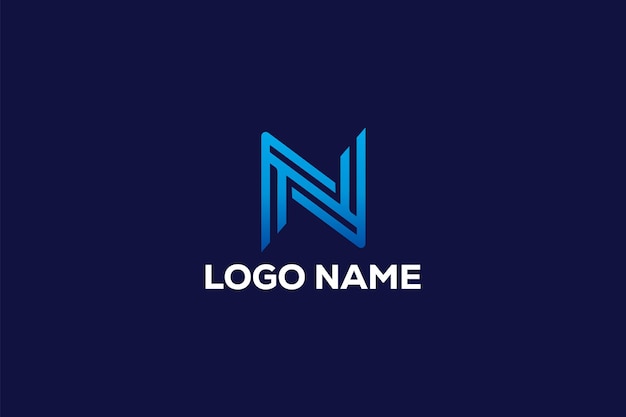 Vector n diseño del logotipo