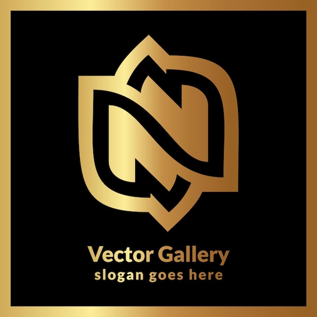 Vector n diseño del logotipo