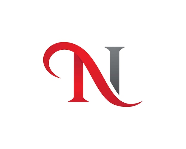 N logotipo de la letra