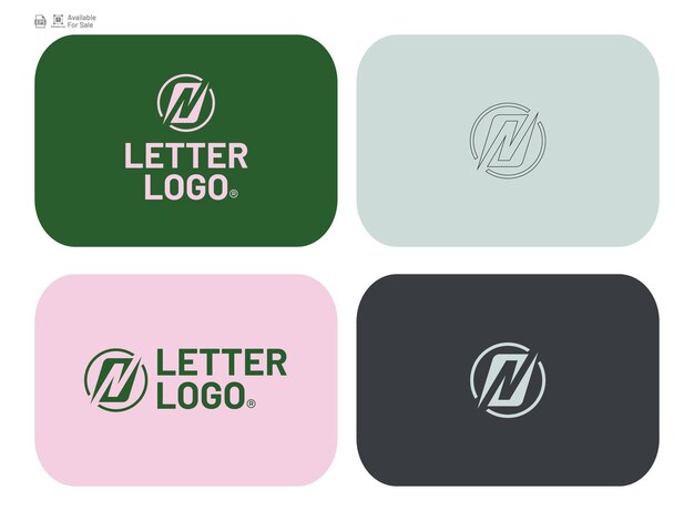 N logotipo último diseño del logotipo