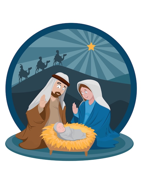 Nacimiento del bebé Dios en diciembre