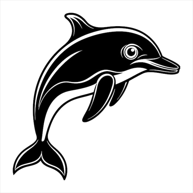 Nado de delfín invertido Svg