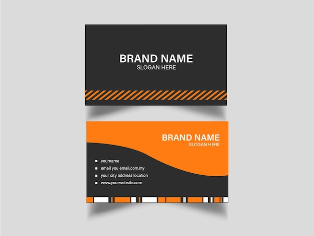 Namecard_orange_color_business_card_template_vector_collection-01