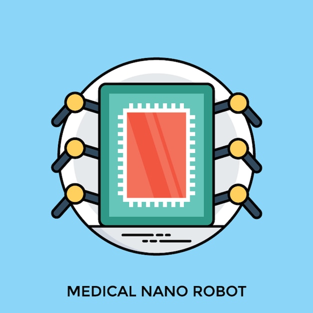 Vector nanorobot medico