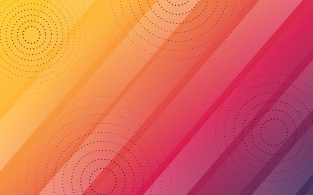 Naranja abstracto con fondo de línea de rayas