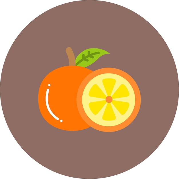 una naranja con una cara sonriente en ella