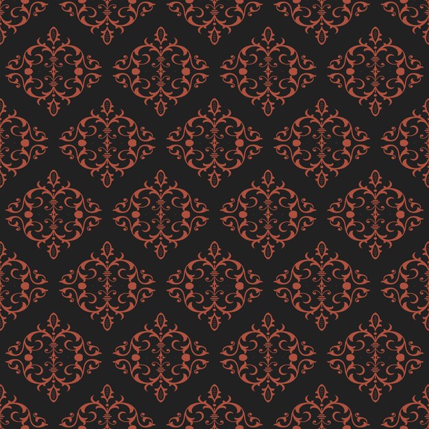 Naranja y fuego Ornamental Remolino de fondo con gris oscuro