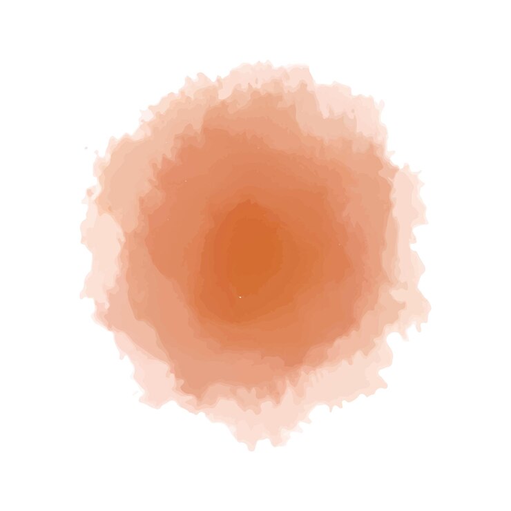 Vector naranja rosa rosa acuarela círculo de tinta texturizada salpicaduras salpicadura gradiente fondo de fondo