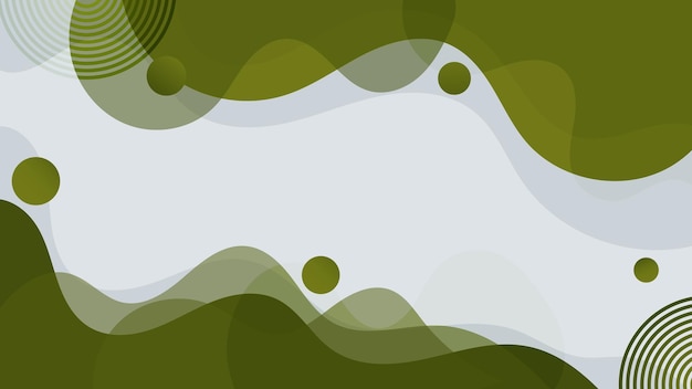Naturaleza abstracta fondo de gradiente verde con luz telón de fondo natural ilustración vectorial