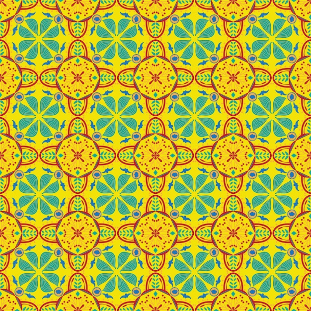 Naturaleza Patrones Sin Fisuras Fondo Floral Jardín Damasco Ornamento Aborigen