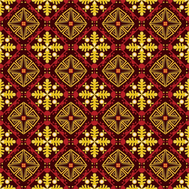 Naturaleza Patrones Sin Fisuras Fondo Floral Jardín Damasco Ornamento Aborigen