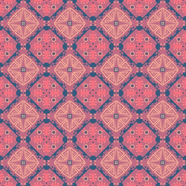 Naturaleza Patrones Sin Fisuras Fondo Floral Jardín Damasco Ornamento Aborigen