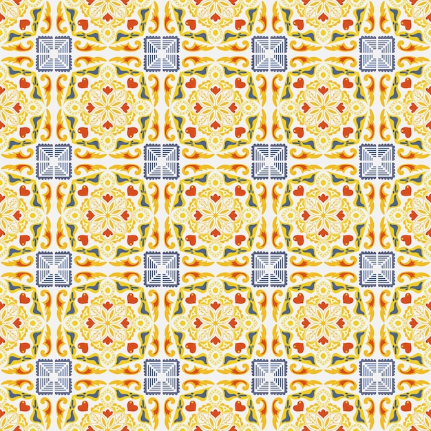Naturaleza Patrones Sin Fisuras Fondo Floral Jardín Damasco Ornamento Aborigen