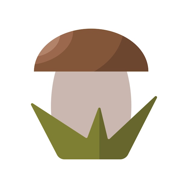 naturaleza, vector, hongo, aislado, ilustración