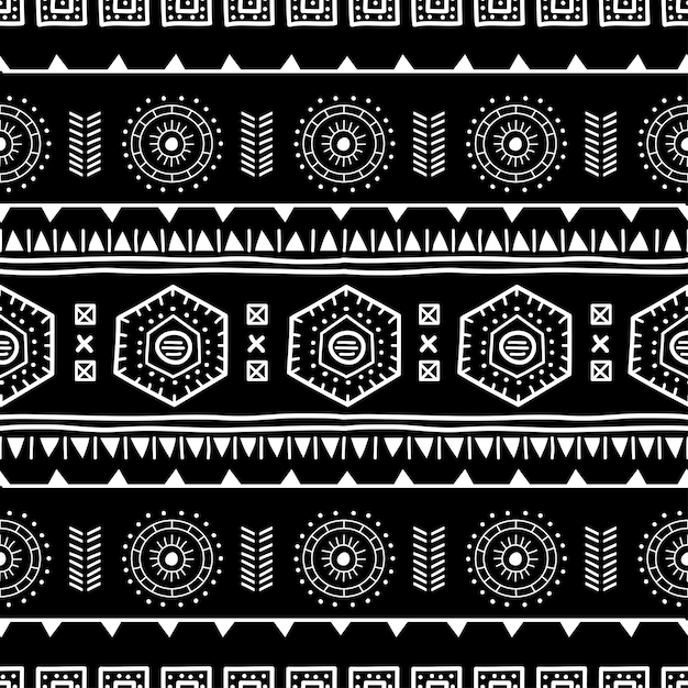 Navajo de patrones sin fisuras ikat fondo con textura de diseño tradicional