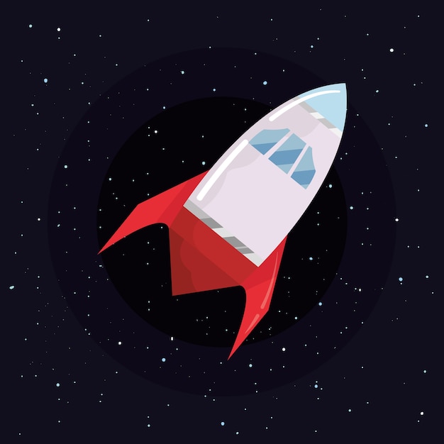 nave espacial y diseño de espacio