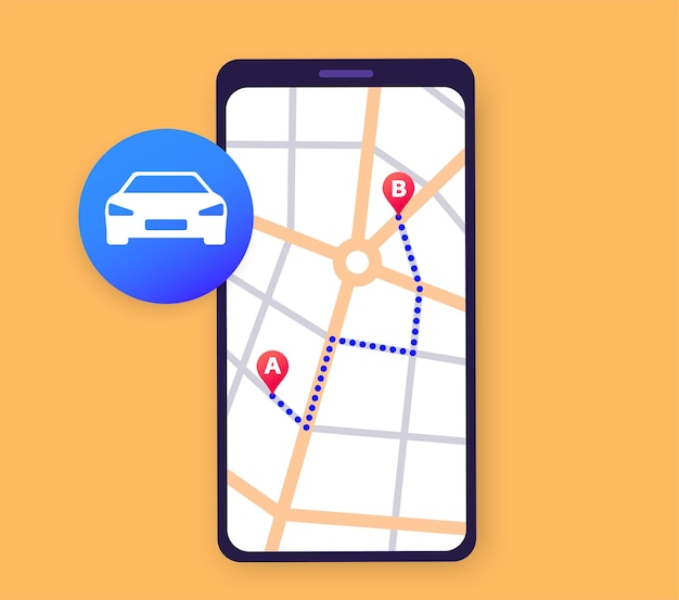 Navegación GPS en smartphone