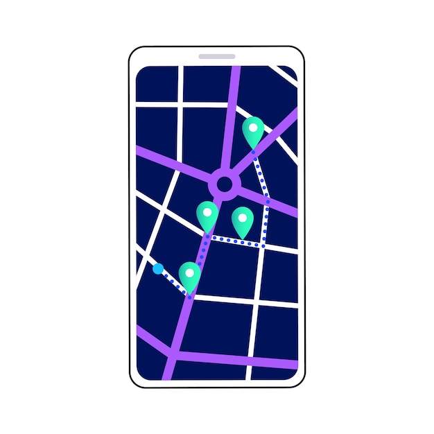 Navegación GPS en smartphone