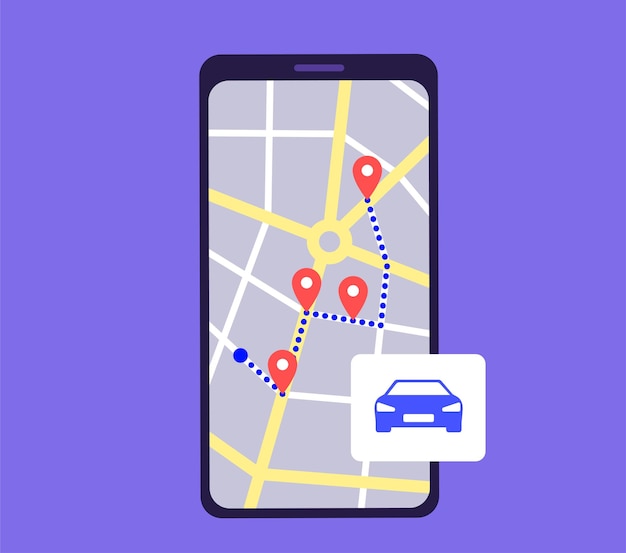Navegación GPS en smartphone