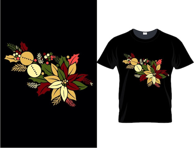 Navidad 2022 diseño de camiseta de tipografía de chicas negras de moda para el festival