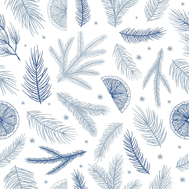 Navidad y año nuevo de patrones sin fisuras, vector fondo de Navidad.